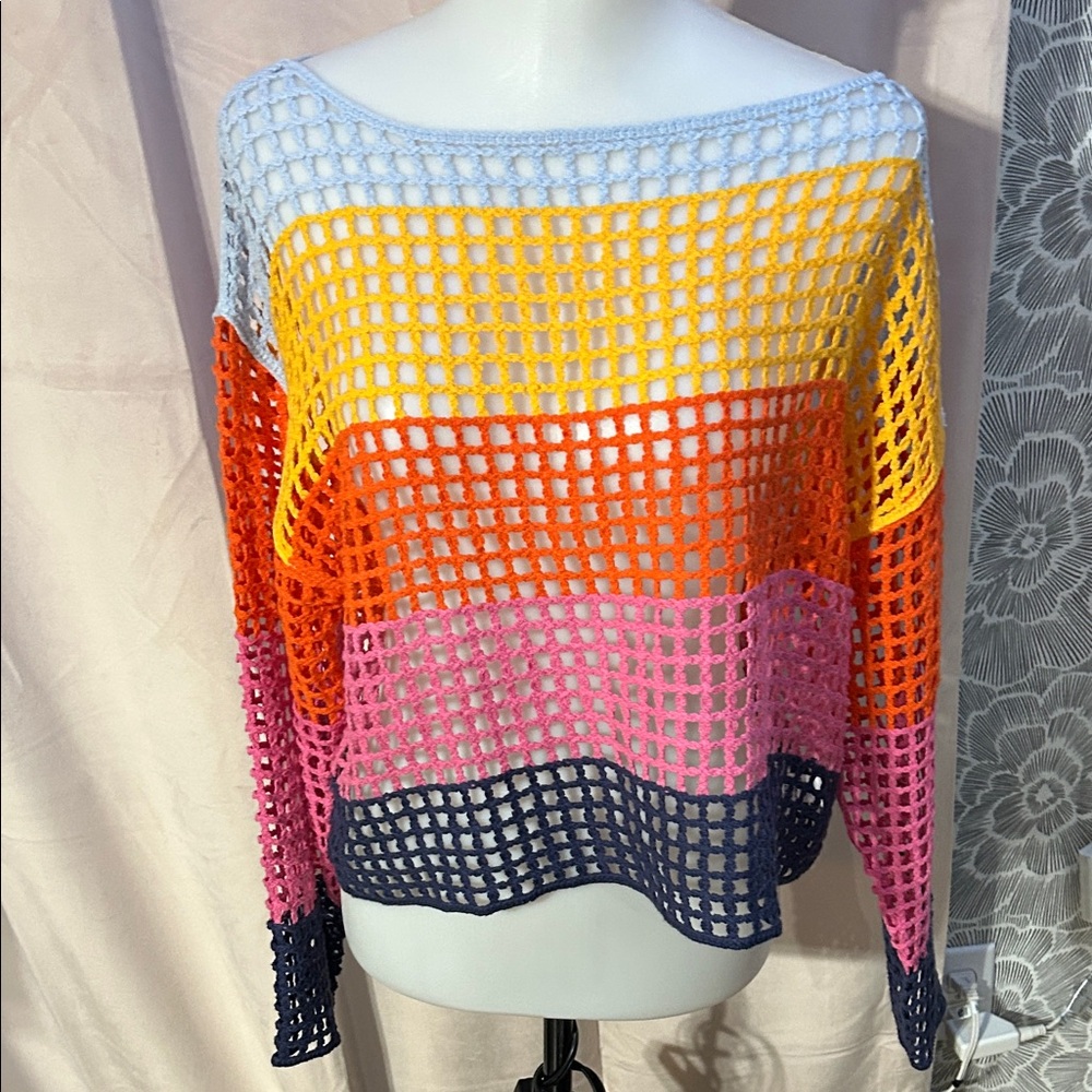 Crochet Colorful Top